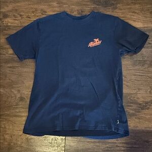 Blue Aloha Graphic T-Shirt